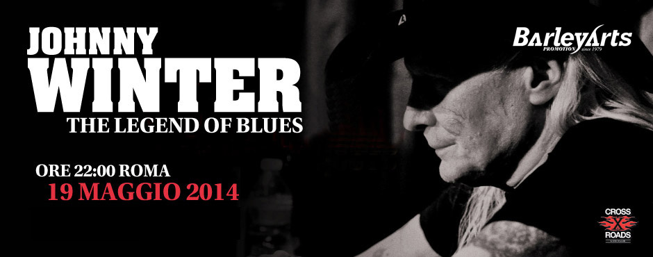 <h1>La leggenda del blues.</h1><p>Torna in Italia con tre date a maggio 2014. <a href='johnny_winter.php'>Leggi tutto...</a></p>